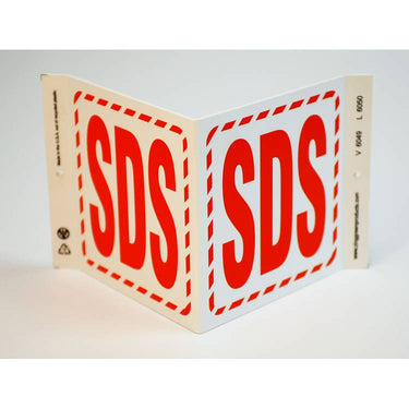 ZING Eco GHS V Sign, 7X12- Model 6049